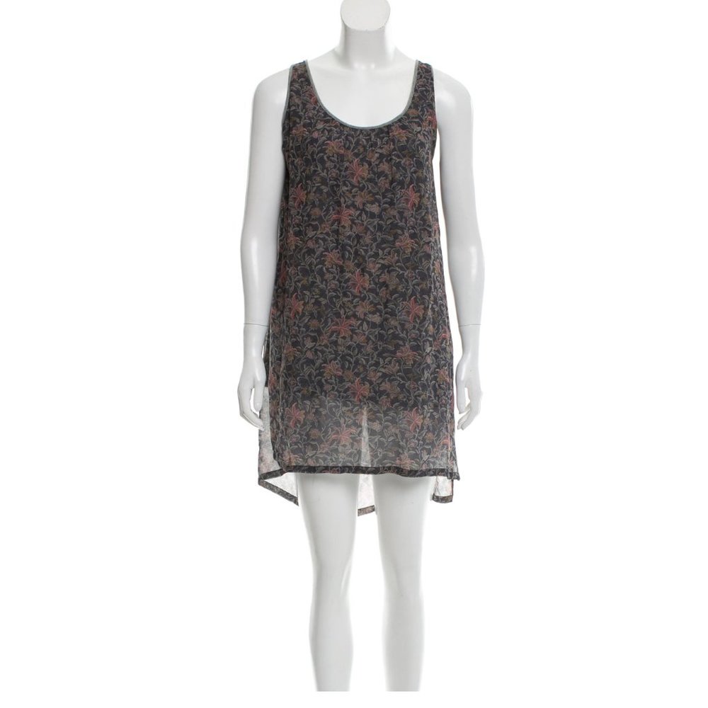 Dries Van Noten Silk Blend Floral Dress, Women's Medium, Multicolor